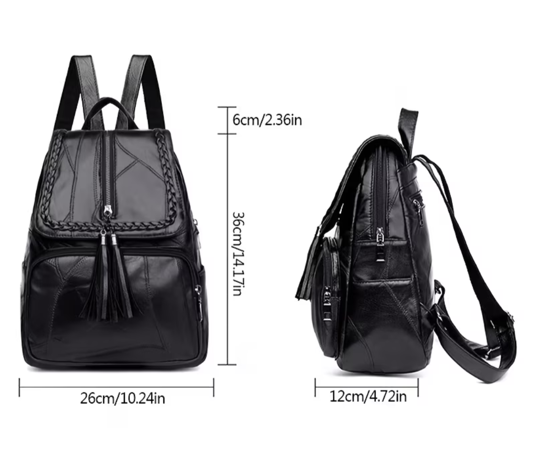 Ladies Backpack Soft Synthetic Leather Vintage Shoulder Bag