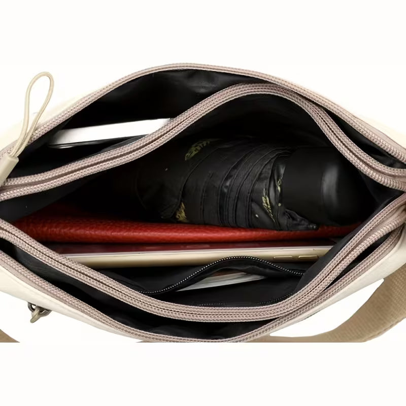 Simple Solid Color Nylon Bag for Women