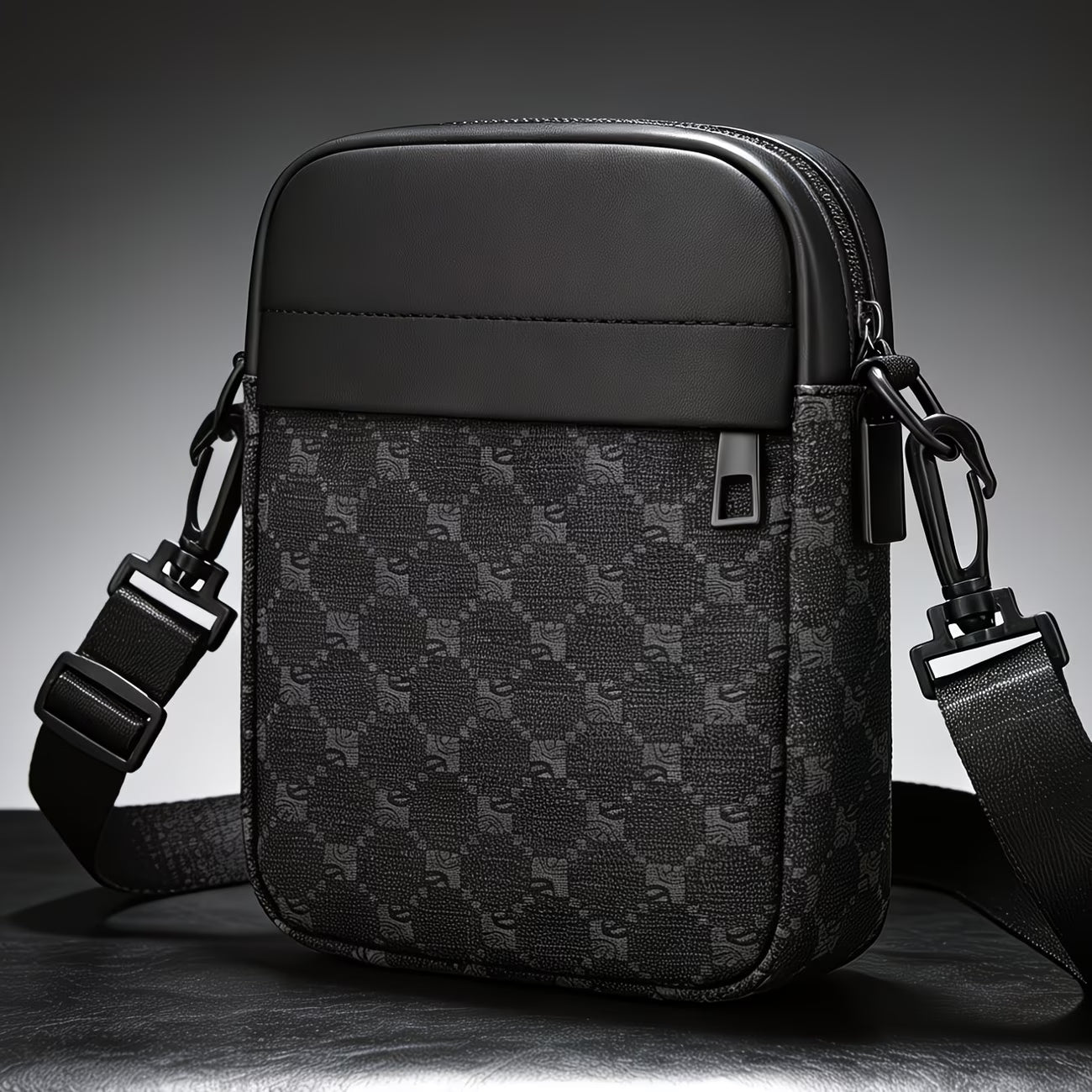 Mens Square Crossbody Bag