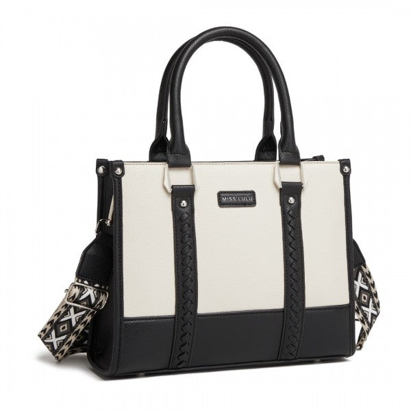 PU Leather Graceful Spacious Tote Bag