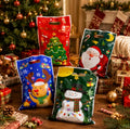 50pcs Christmas Gift Bags 4 Designs