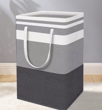 2 Pack Laundry Basket Folding Hamper Bag Storage Bin with Handle