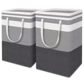 2 Pack Laundry Basket Folding Hamper Bag Storage Bin with Handle