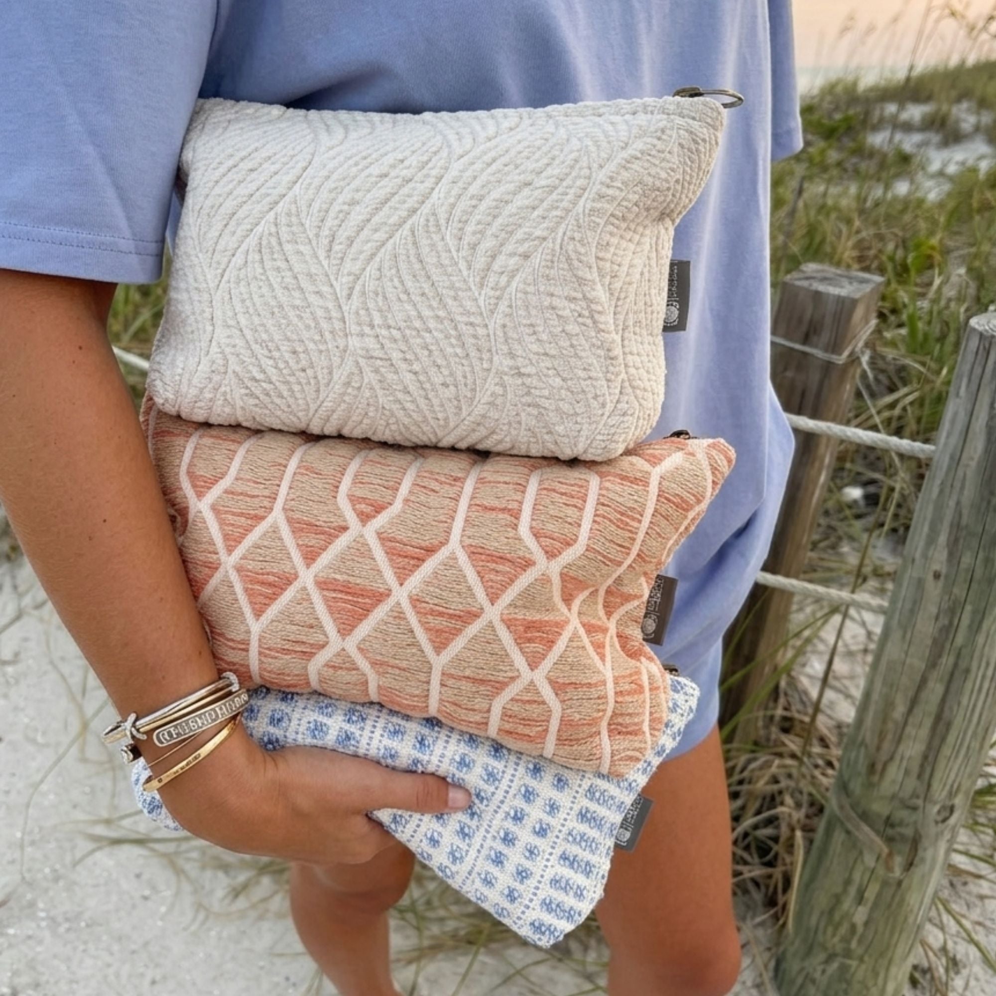 Nomad Sari Indian Jacquard Toiletry Bag - Hippie Knot