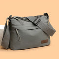 Simple Solid Color Nylon Bag for Women