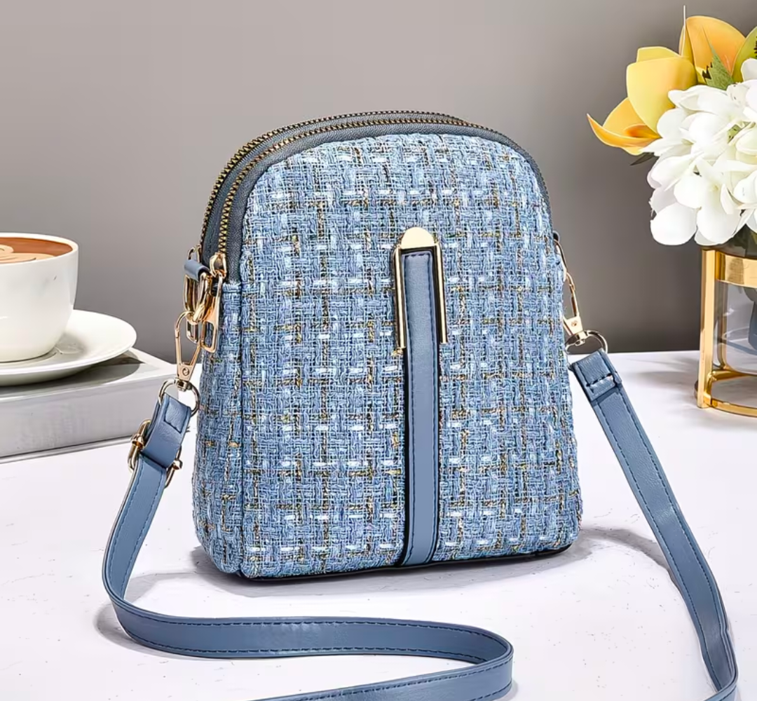 Plaid Phone Shoulder Crossbody Bag