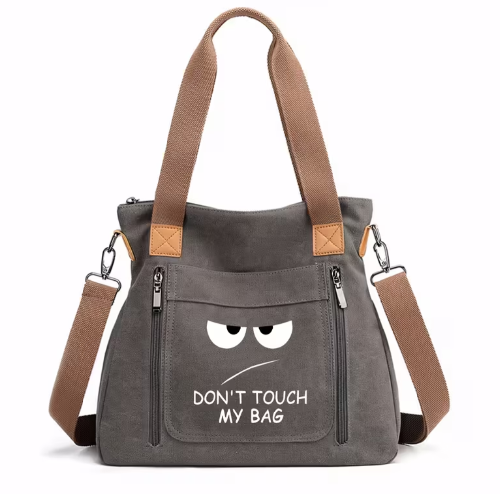 Large Capacity Don't Touch My Bag Tote Bag