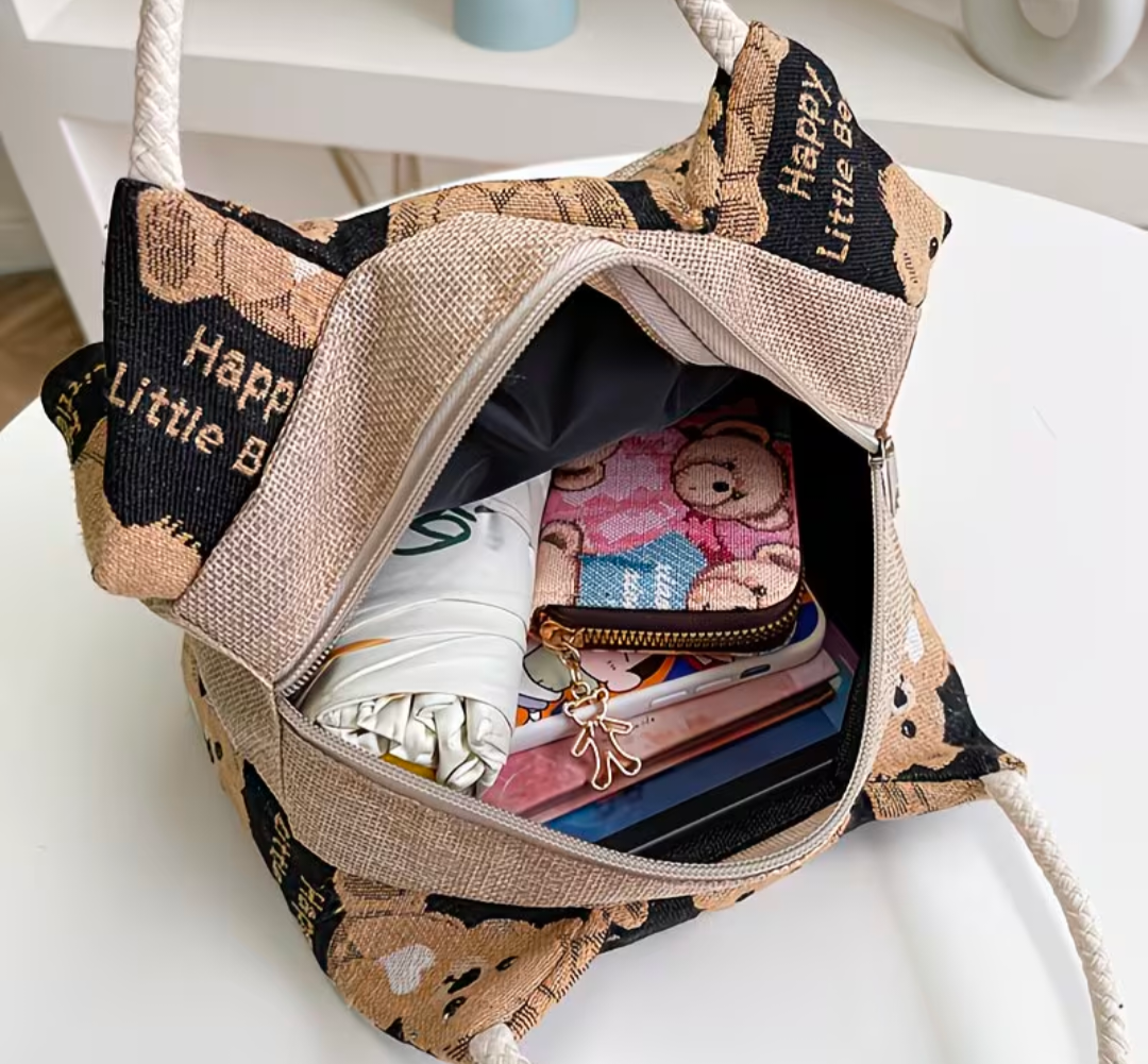 Happy Little Bear Handbag