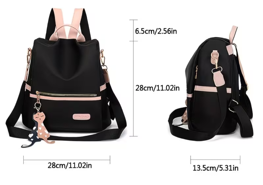 Womens Ladies Anti-Theft Backpack