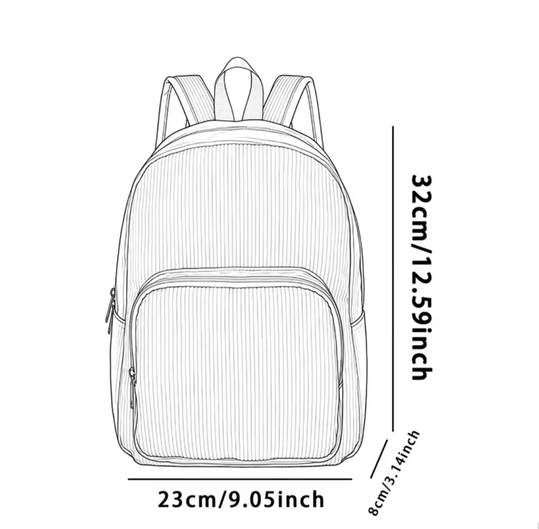 Skull Couple "LOVE" 2D Printed Backpack