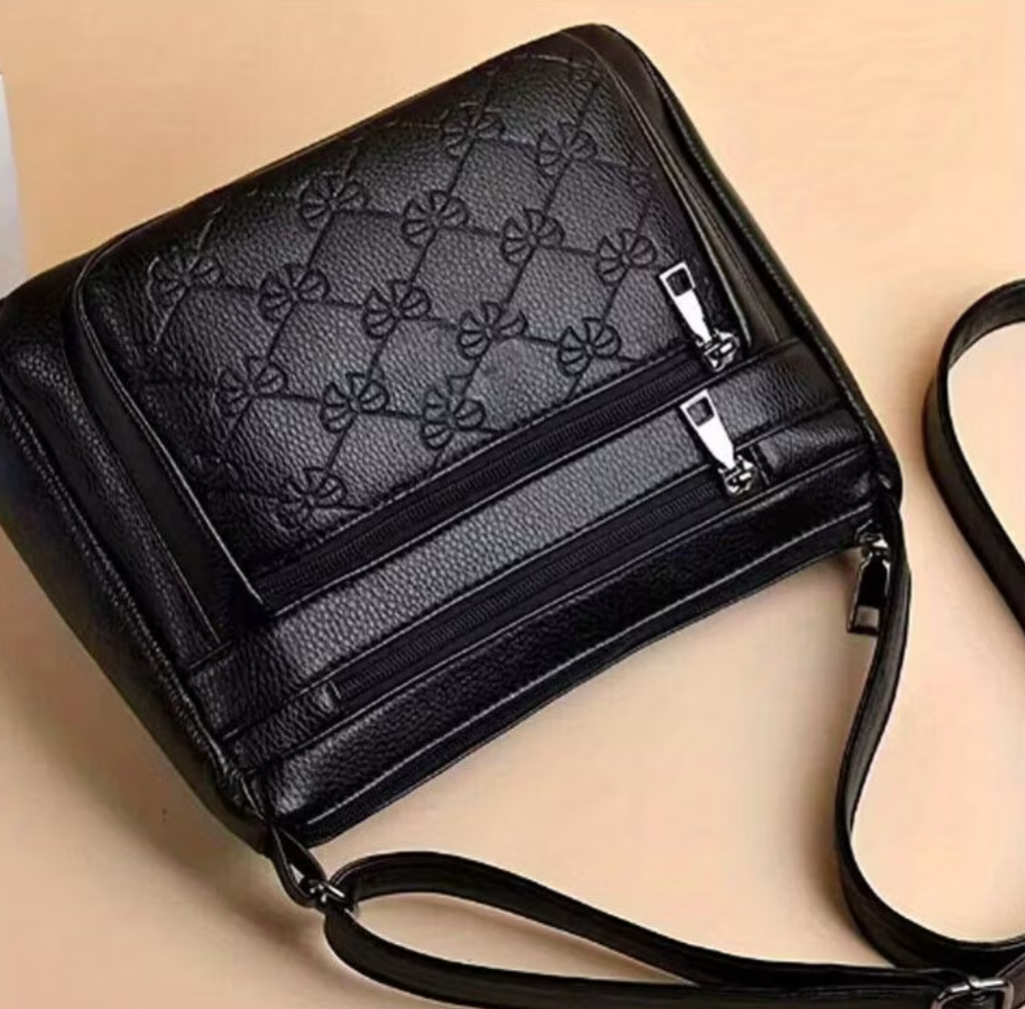Womens Multi-Pocket Messenger, Shoulder Bag