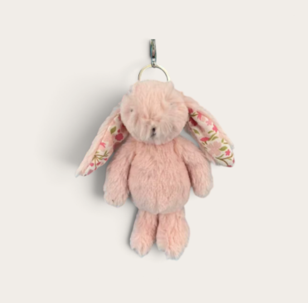 Pink Bunny Bag / Key Charm