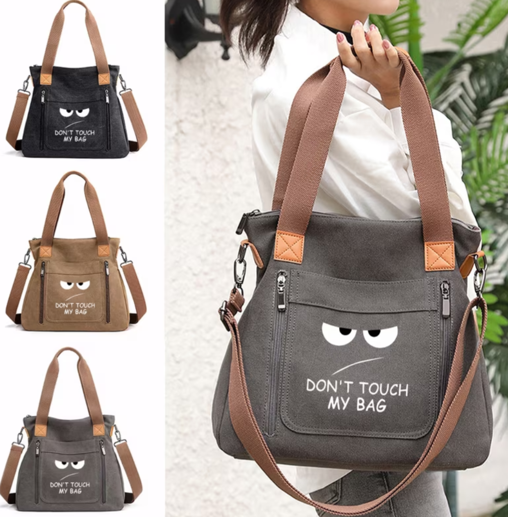 Large Capacity Don't Touch My Bag Tote Bag