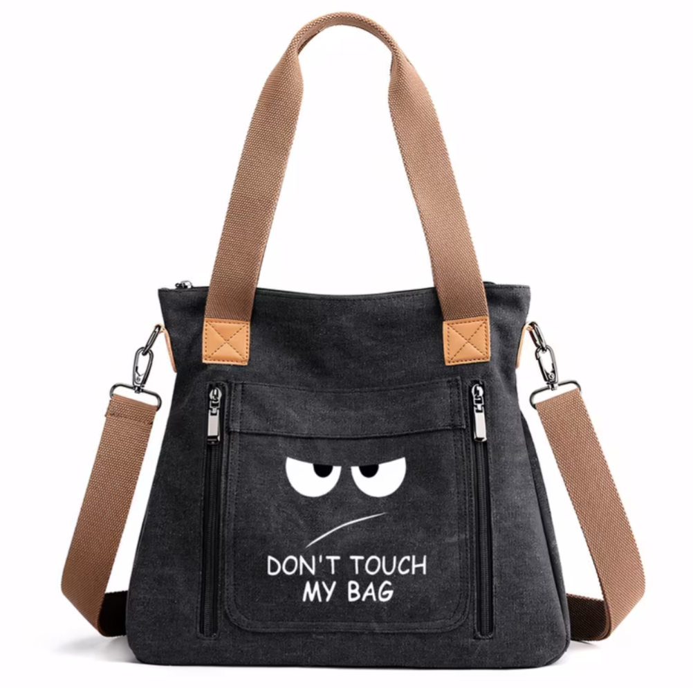 Large Capacity Don't Touch My Bag Tote Bag