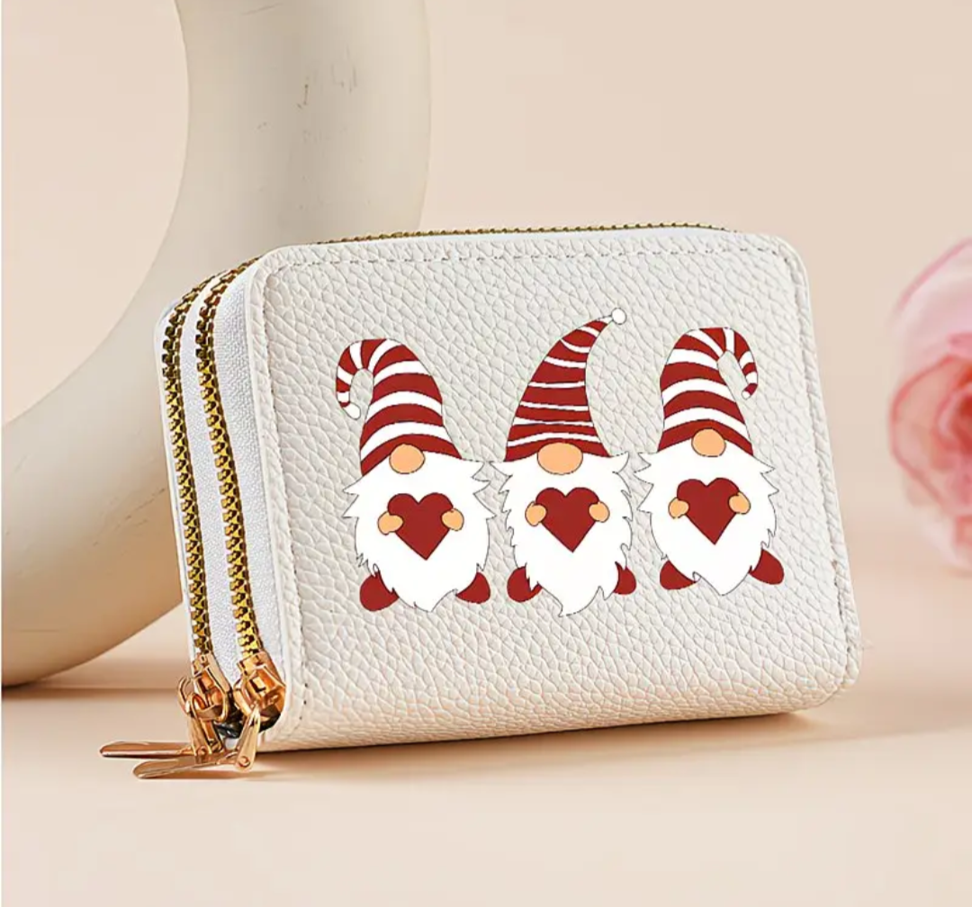 Compact Gonk Double Zip Purse
