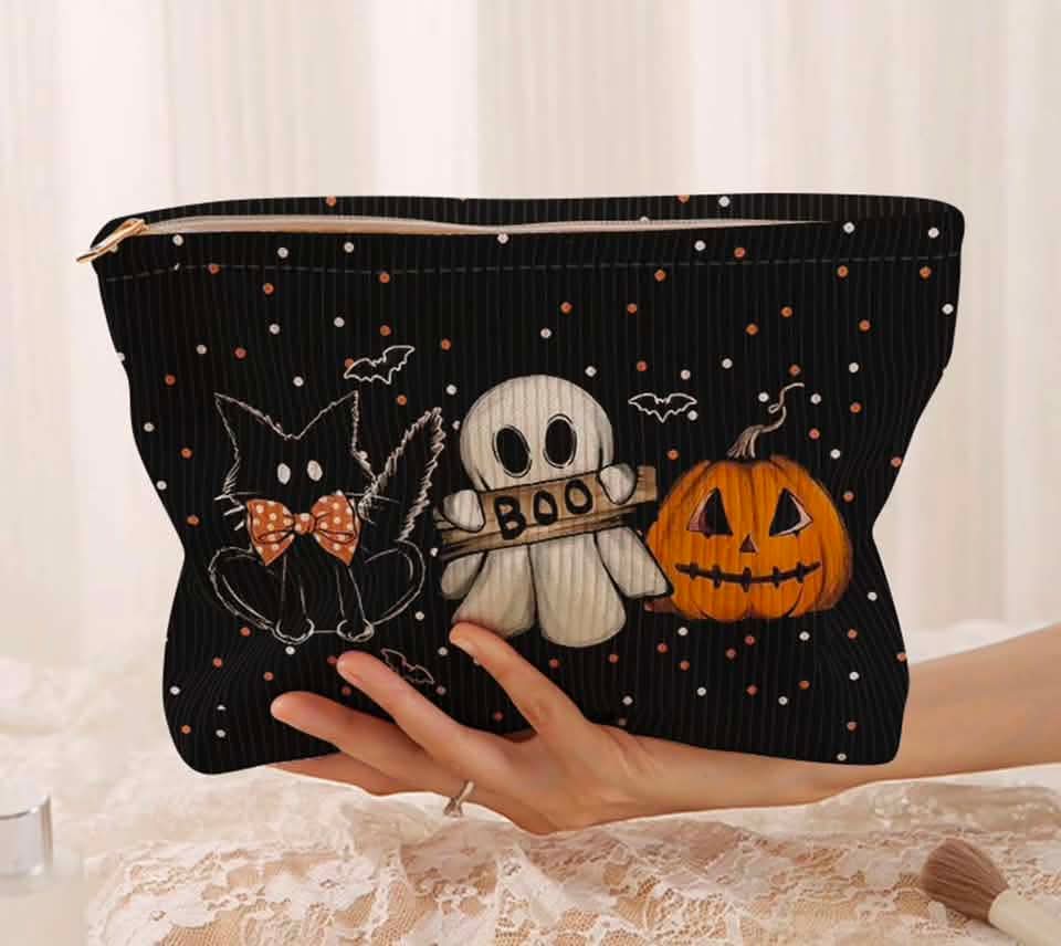 Halloween Theme Makeup Bag
