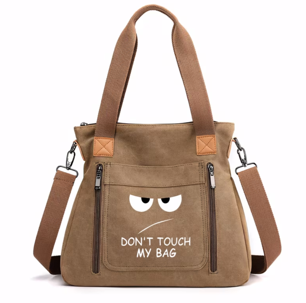 Large Capacity Don't Touch My Bag Tote Bag