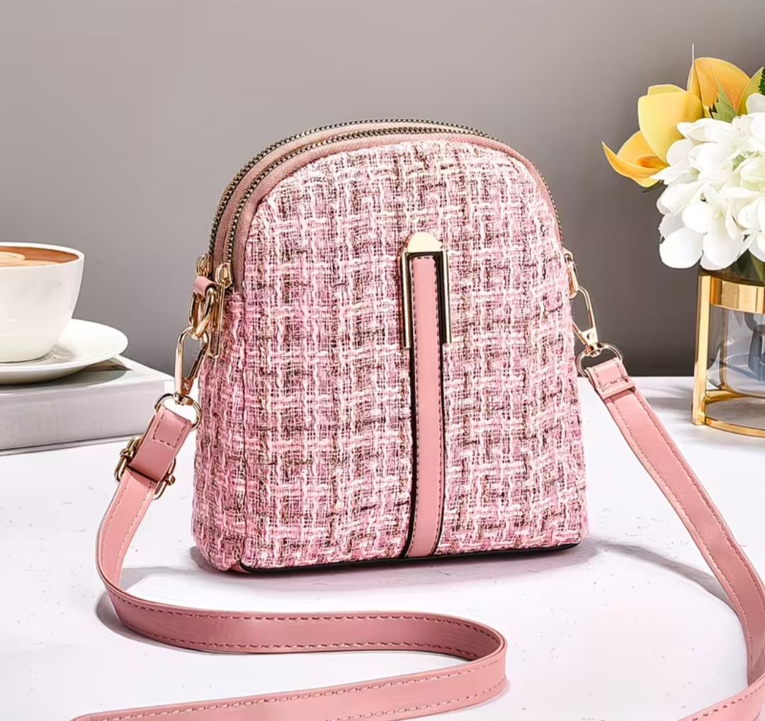 Plaid Phone Shoulder Crossbody Bag