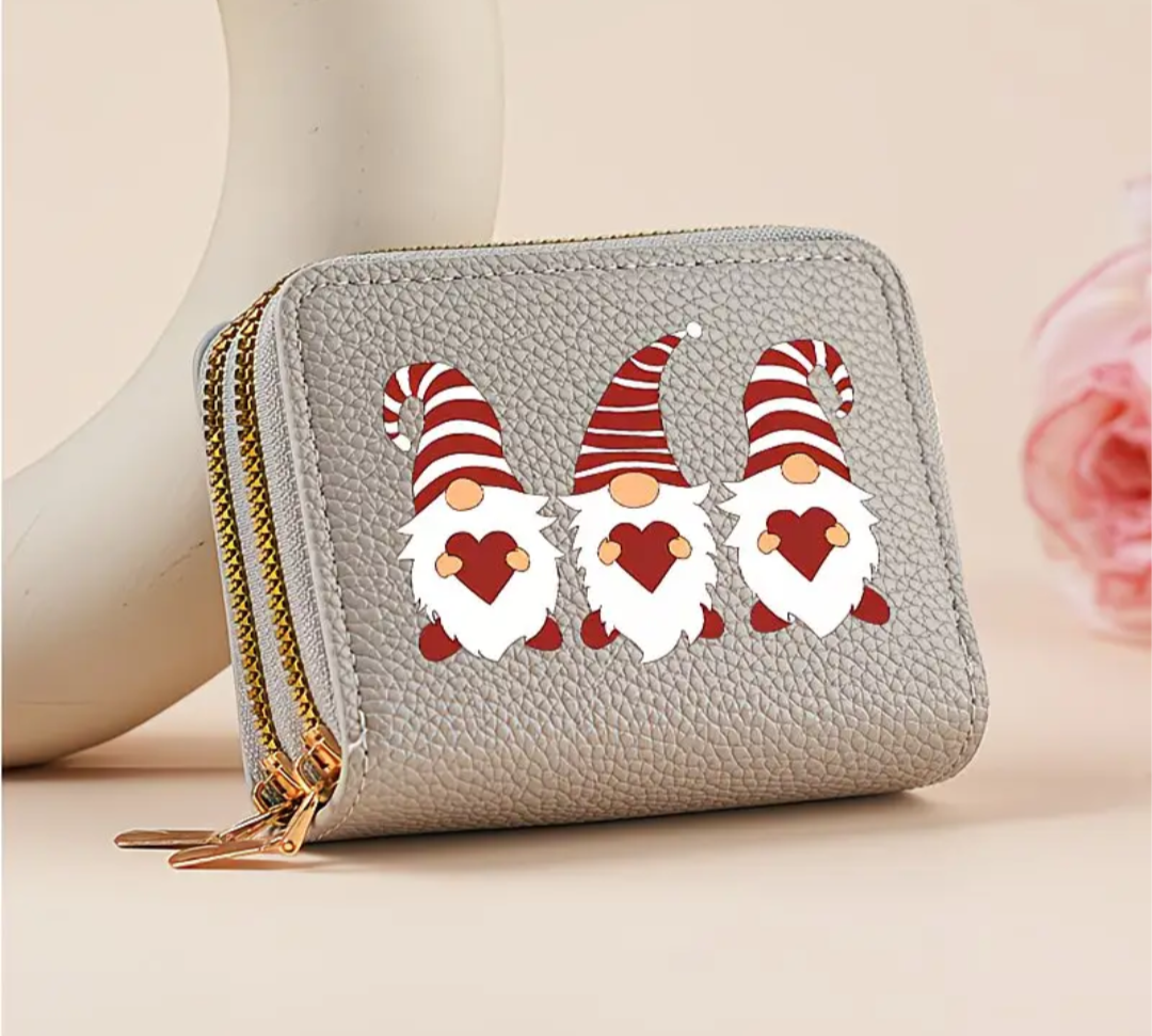 Compact Gonk Double Zip Purse