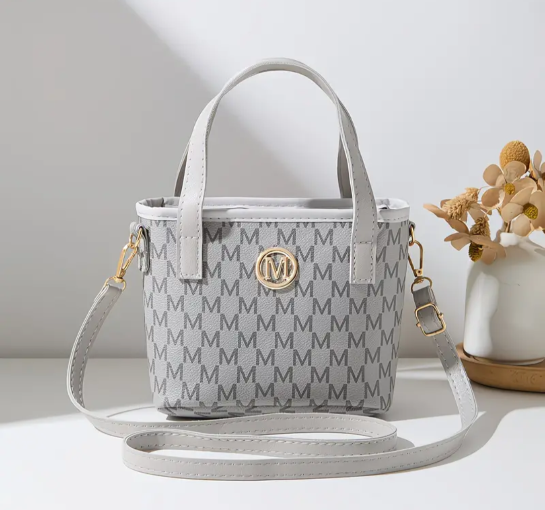 Letter Print Handbag