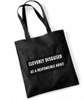 CLEVERLY DESIGNED AS A ADULT Cotton Tote Bag