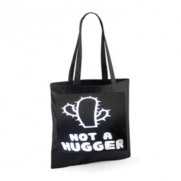 NOT A HUGGER Cotton Tote Bag